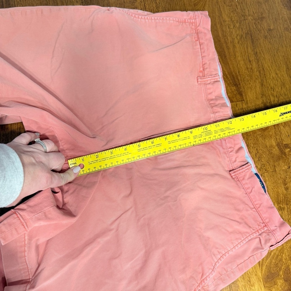 Polo by Ralph Lauren Salmon Pink Flat Front Shorts stretch classic fit size 38 - Picture 7 of 10